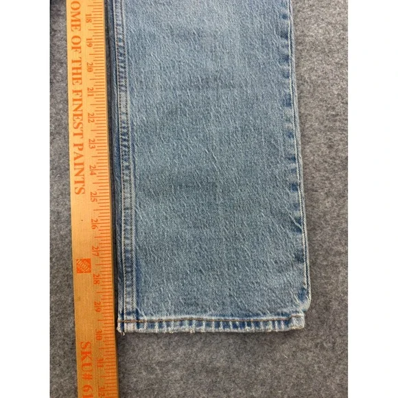 NWT Abercrombie Fitch The 90s Straight Mid Rise Jeans Women Size 27 Reguar - Picture 12 of 12